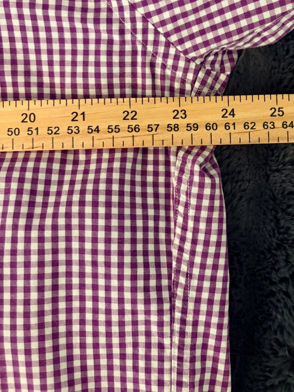 J.Crew Mens XL Purple Gingham Button Down Shirt Preppy Cotton Coastal Grandpa - Picture 5 of 11